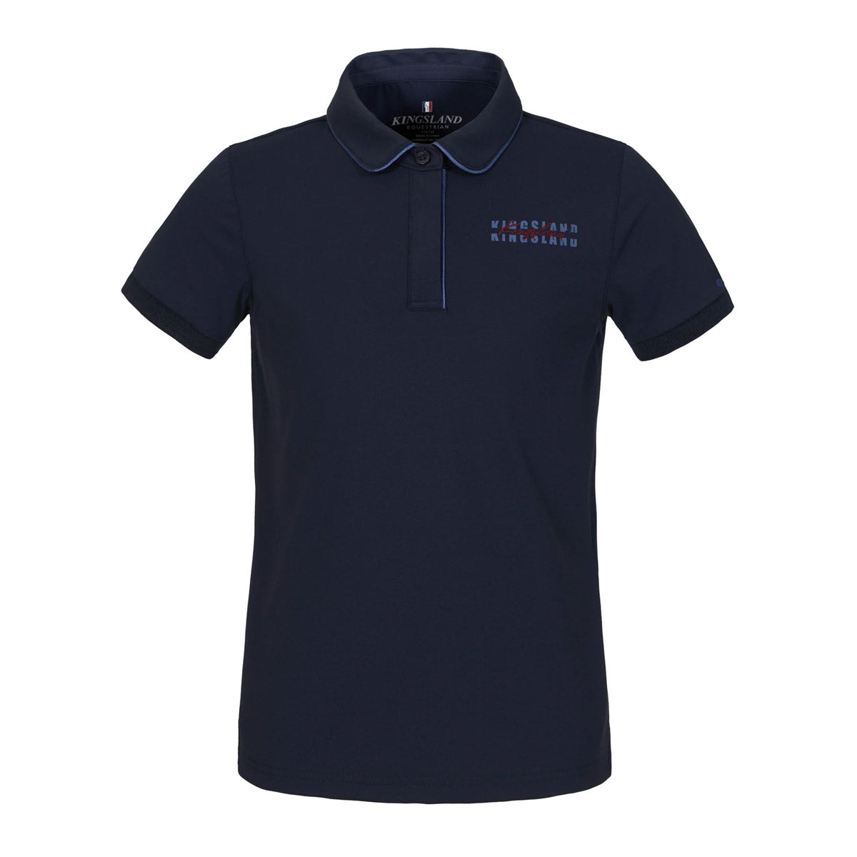 KINGSLAND KINGSLAND POLO JUNIOR MANICA CORTA MOD.KLOMARI Blu polo da equitazione 09KING-2210202374 020NAVY 