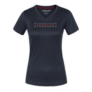 KINGSLAND KINGSLAND T-SHIRT DONNA MANICA CORTA COLLO A V MOD.KLOLIVIA Blu abbigliamento da equitazione 09KING-2210203316 020NAVY 