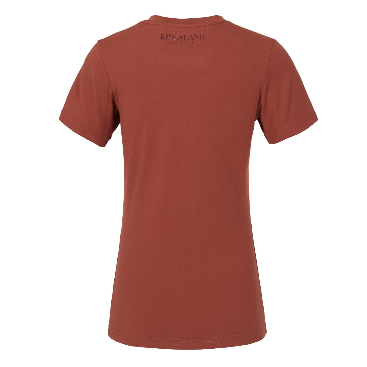 KINGSLAND KINGSLAND T-SHIRT DONNA MANICA CORTA COLLO A V MOD.KLOLANIA Marrone abbigliamento da equitazione 09KING-2210203319 018BROWN MAHOGAN 