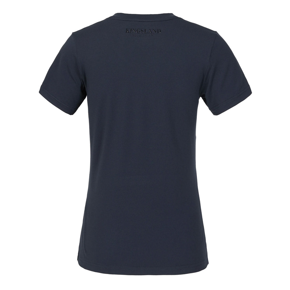 KINGSLAND KINGSLAND T-SHIRT DONNA MANICA CORTA COLLO A V MOD.KLOLANIA Blu abbigliamento da equitazione 09KING-2210203319 020NAVY 