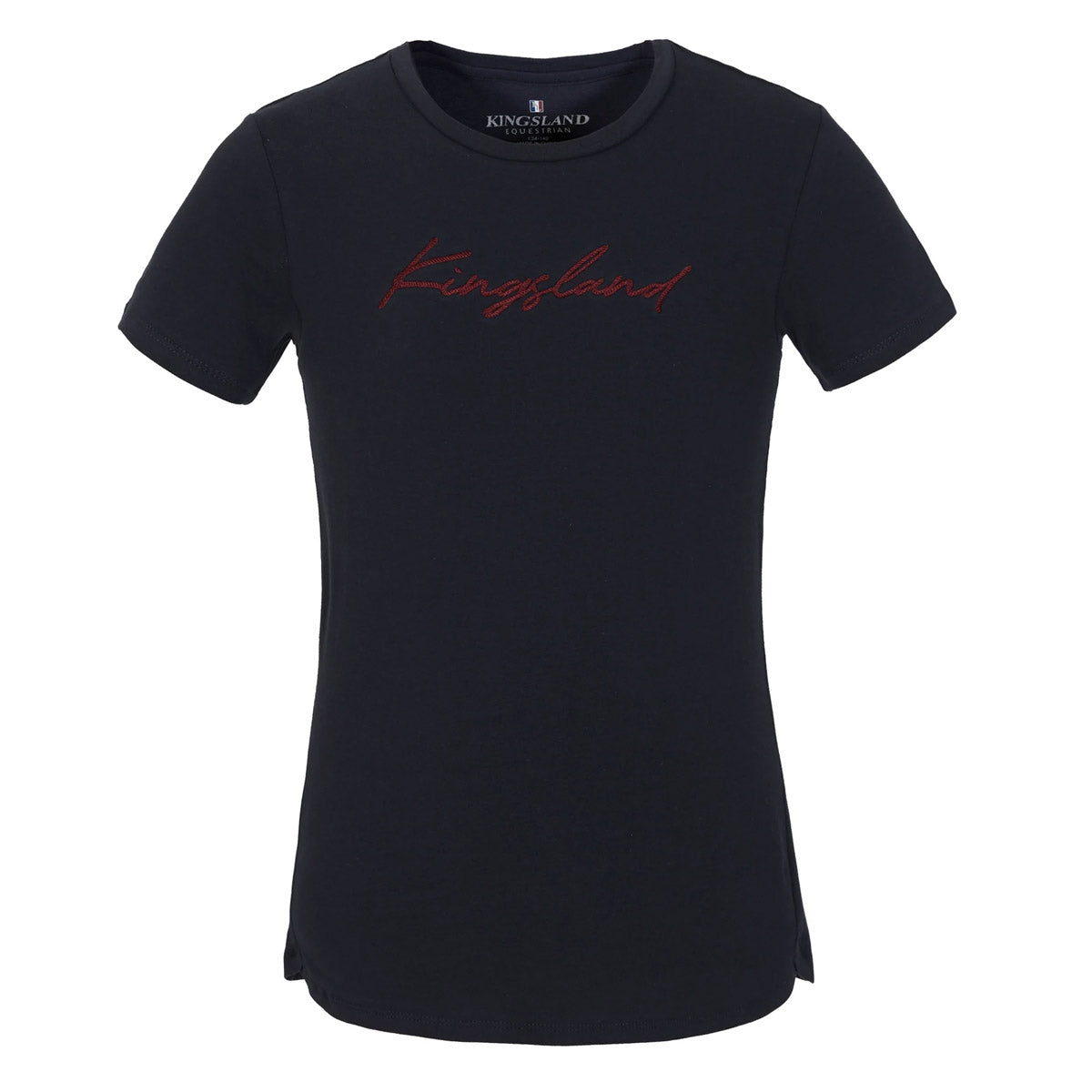 KINGSLAND KINGSLAND T-SHIRT JUNIOR MANICA CORTA MOD.KLORA Blu abbigliamento da equitazione 09KING-2210203373 020NAVY 