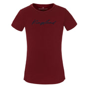 KINGSLAND KINGSLAND T-SHIRT JUNIOR MANICA CORTA MOD.KLORA Rosso abbigliamento da equitazione 09KING-2210203373 030BURGUNDY 