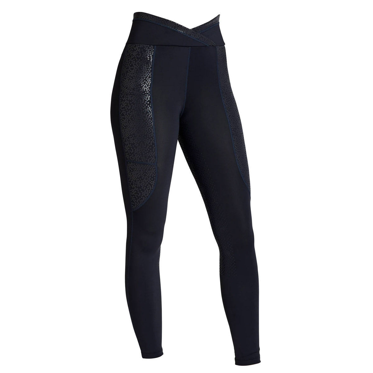 KINGSLAND KINGSLAND LEGGINS DONNA DA EQUITAZIONE VITA ALTA FULL GRIP MOD.KLKATINKA Blu pantaloni da equitazione 09KING-2210246338 020NAVY 