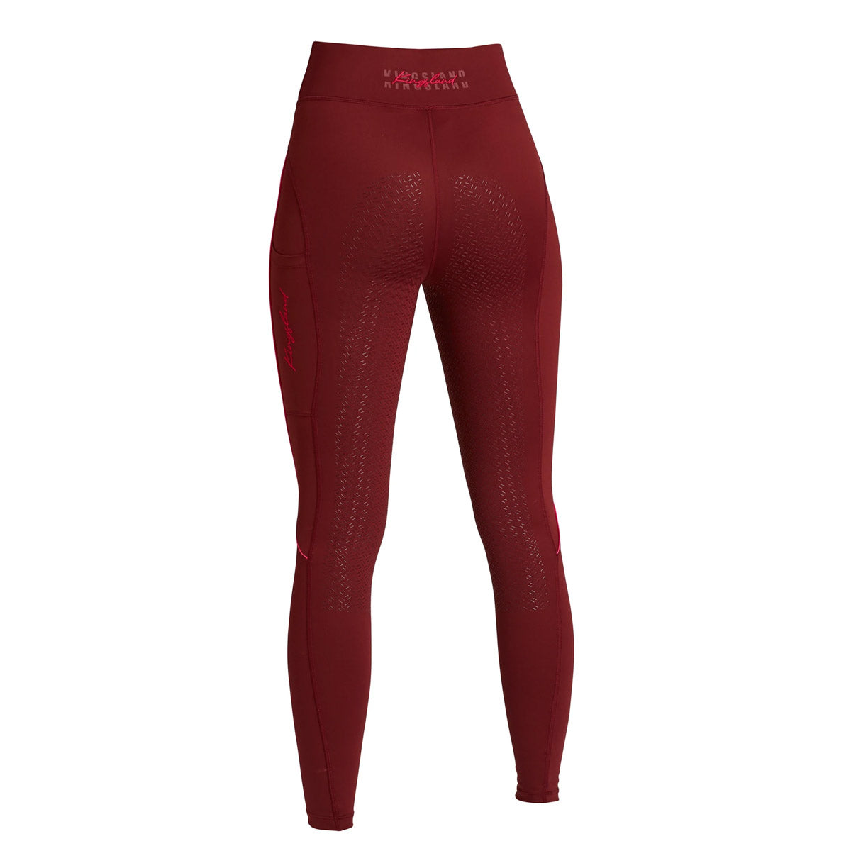 KINGSLAND KINGSLAND LEGGINS DONNA DA EQUITAZIONE FULL GRIP MOD.KLKARINA Rosso pantaloni da equitazione 09KING-2210246340 030BURGUNDY 
