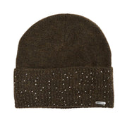 KINGSLAND KINGSLAND CAPPELLO LAVORATO A MAGLIA DA DONNA MOD.KLSAFIYA KINGSLAND Verde cappello da scuderia 29KING-2230142658 6577GREEN BLACK INK 