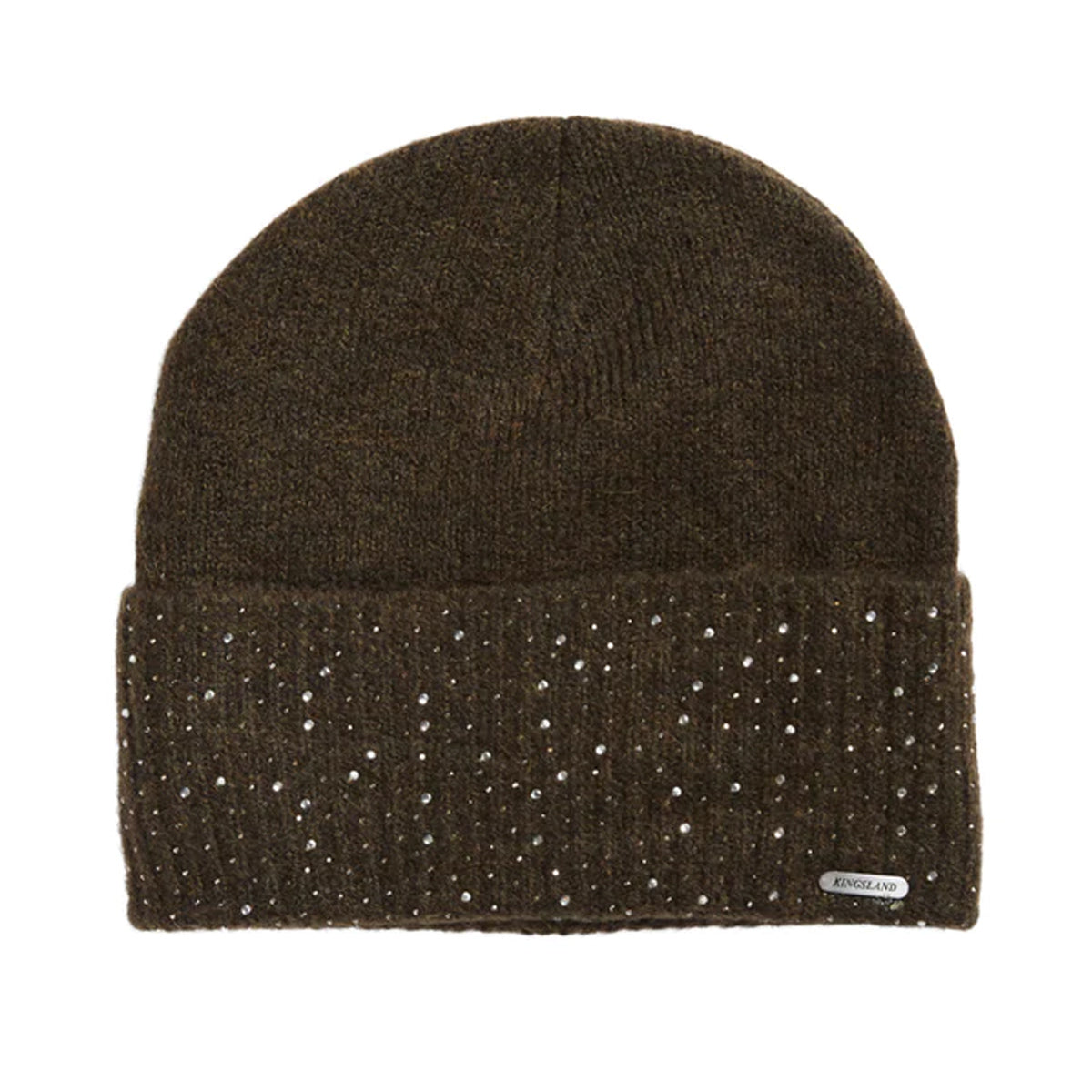 KINGSLAND KINGSLAND CAPPELLO LAVORATO A MAGLIA DA DONNA MOD.KLSAFIYA KINGSLAND Verde cappello da scuderia 29KING-2230142658 6577GREEN BLACK INK 