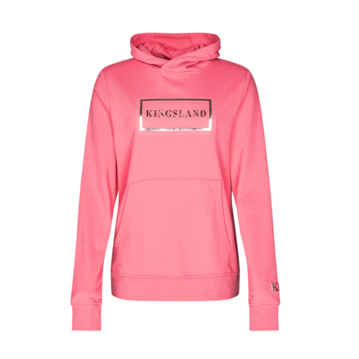 KINGSLAND KINGSLAND FELPA DONNA CON CAPPUCCIO CON TASCA KLCANTU Rosa abbigliamento da equitazione 30KING-2320192105 3035PINK CHATEAU ROSE 