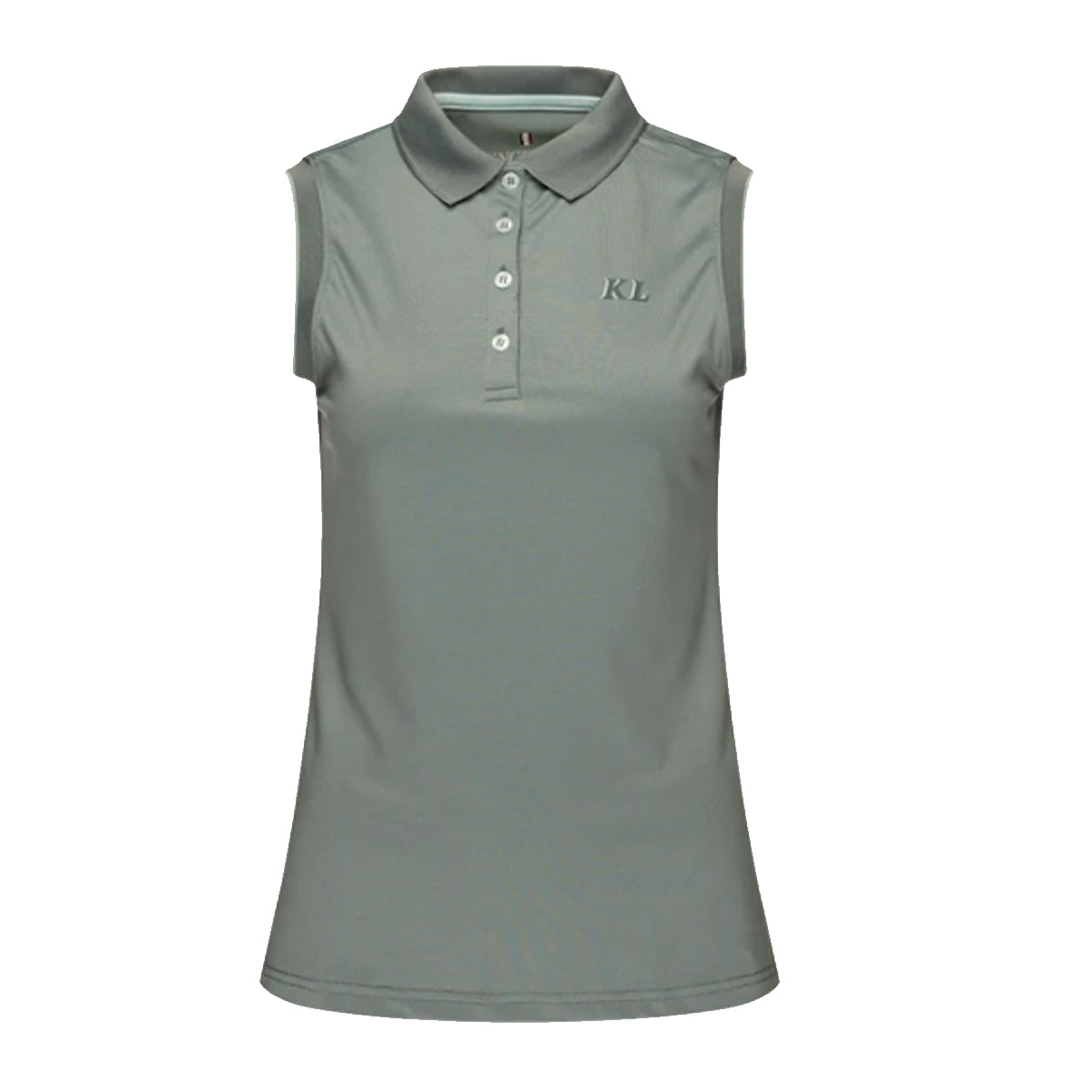KINGSLAND KINGSLAND POLO DONNA SMANICATA KLCAELINA Verde polo da equitazione 30KING-2320202114 6450GREEN STORMY SEA 