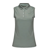 KINGSLAND KINGSLAND POLO DONNA SMANICATA KLCAELINA Verde polo da equitazione 30KING-2320202114 6450GREEN STORMY SEA 