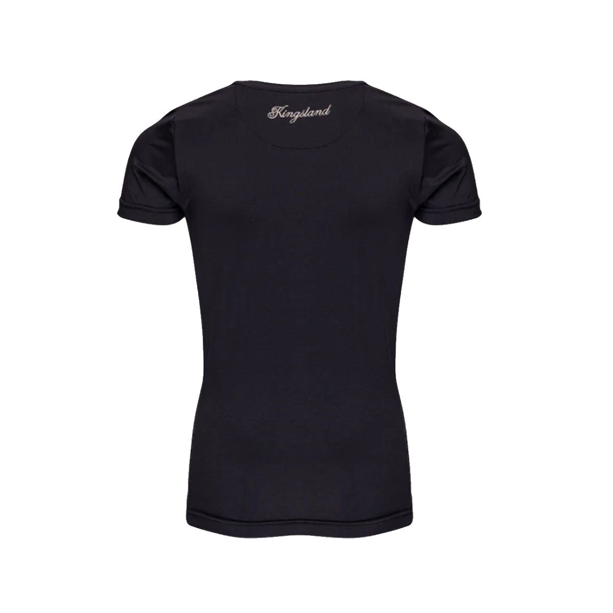 KINGSLAND KINGSLAND T-SHIRT JUNIOR A GIROCOLLO KLCELIA Blu abbigliamento da equitazione 30KING-2320203112 6020NAVY 