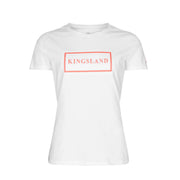 KINGSLAND KINGSLAND T-SHIRT DONNA A GIROCOLLO KLCEMILE Bianco abbigliamento da equitazione 30KING-2320203118 6000WHITE 