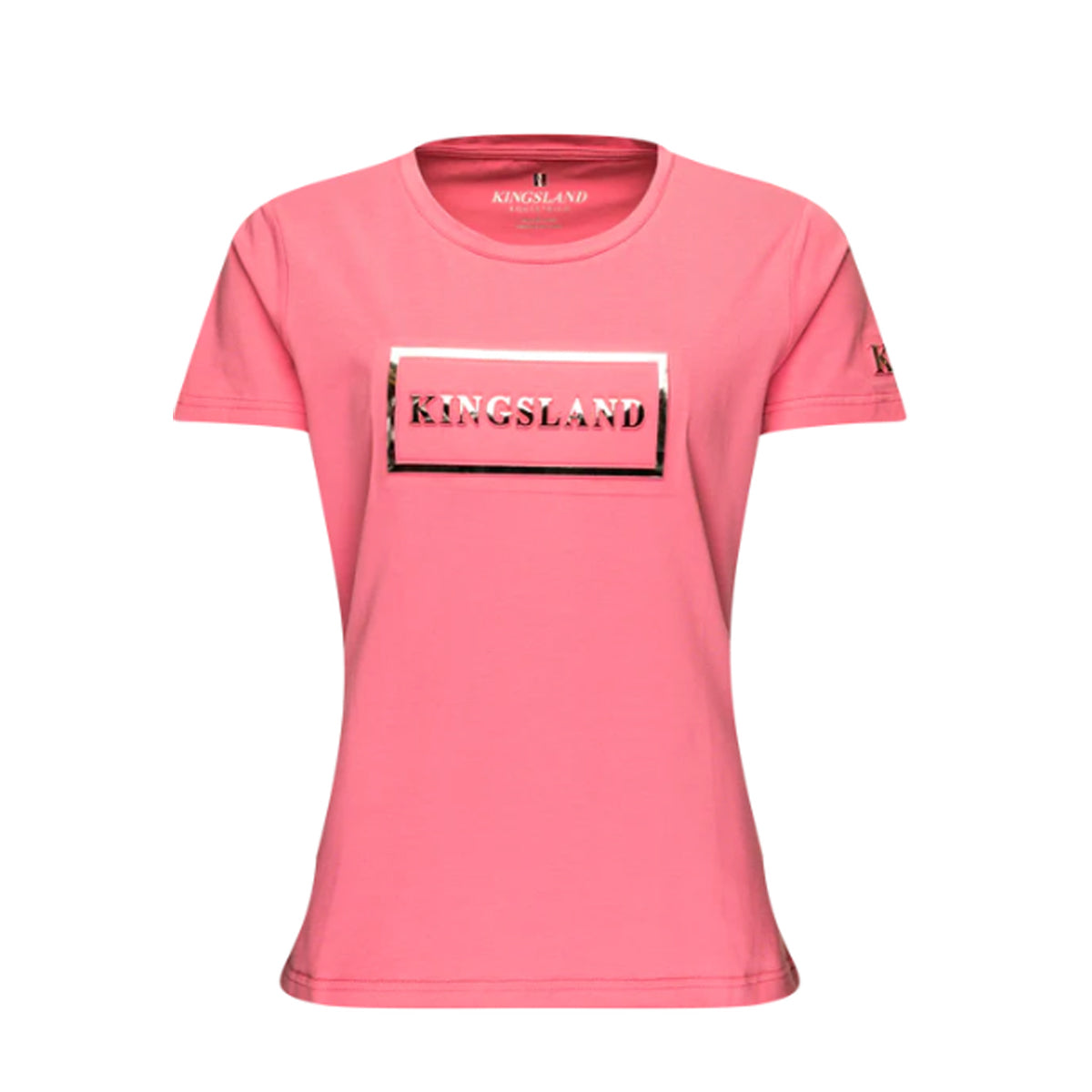 KINGSLAND KINGSLAND T-SHIRT JUNIOR A GIROCOLLO KLCLEMENT Rosa abbigliamento da equitazione 30KING-2320203120 3035PINK CHATEAU ROSE 
