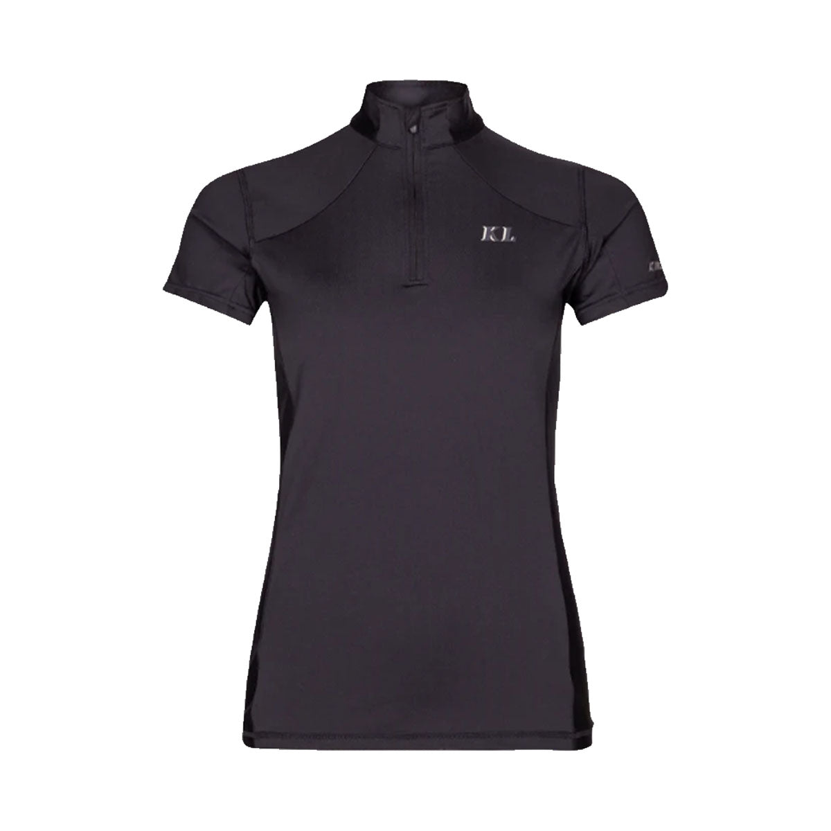 KINGSLAND KINGSLAND MAGLIA DONNA A MANICA CORTA 1/2 ZIP KLCECILIA Blu abbigliamento da equitazione 30KING-2320205117 6020NAVY 