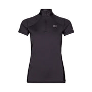 KINGSLAND KINGSLAND MAGLIA DONNA A MANICA CORTA 1/2 ZIP KLCECILIA Blu abbigliamento da equitazione 30KING-2320205117 6020NAVY 