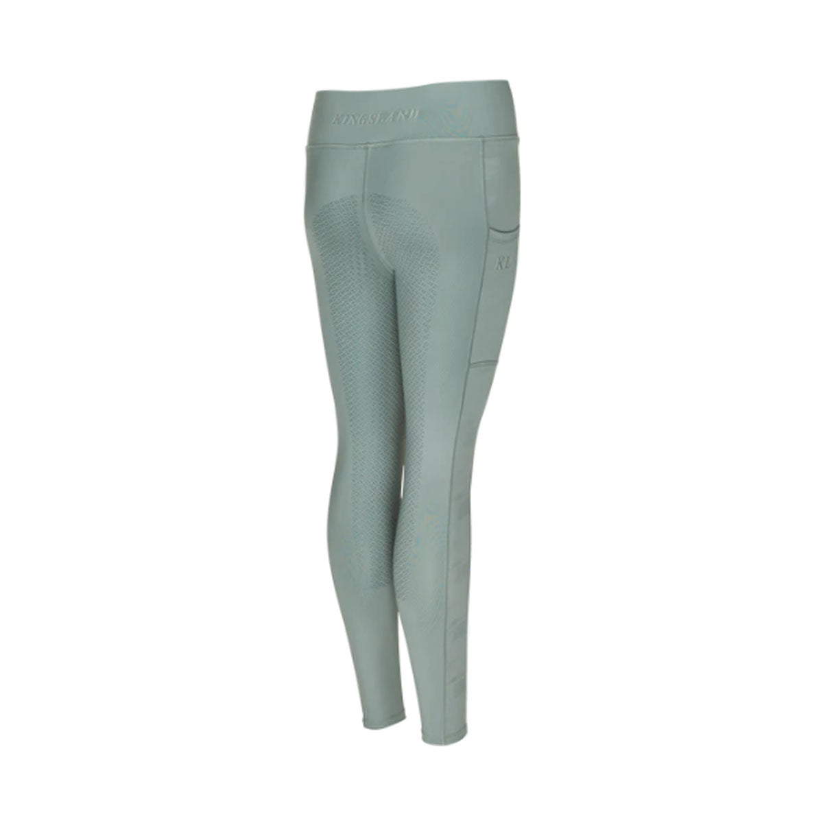 KINGSLAND KINGSLAND LEGGINGS DONNA FULL GRIP KLKARINA Verde pantaloni da equitazione 30KING-2320246131 6450GREEN STORMY SEA 