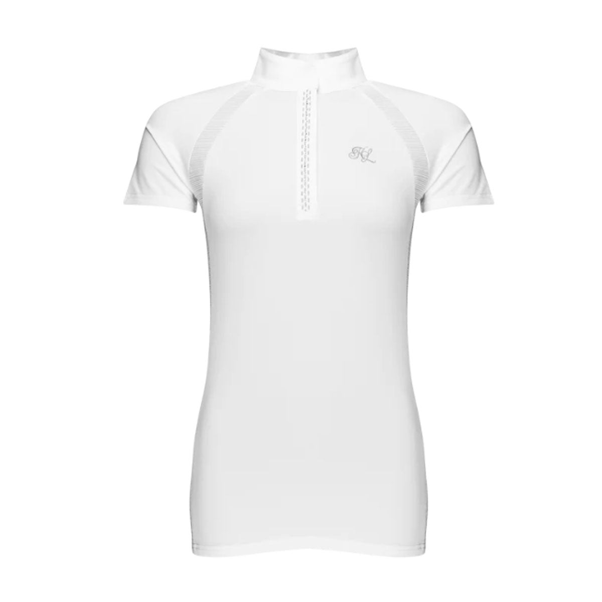KINGSLAND KINGSLAND POLO DA CONCORSO JUNIOR 1/2 ZIP KLCELEXA Bianco abbigliamento da equitazione 30KING-2326222126 6000WHITE 