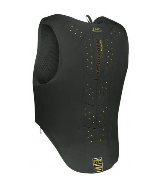KOMPERDELL Komperdell Safety Vest Frontzip Junior Nero gilet protettivo livello 3 per equitazione 991000 BLACK 