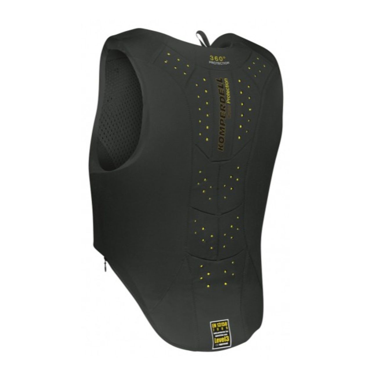 KOMPERDELL Komperdell Safety Vest Frontzip Junior Nero gilet protettivo livello 3 per equitazione 991000 BLACK 