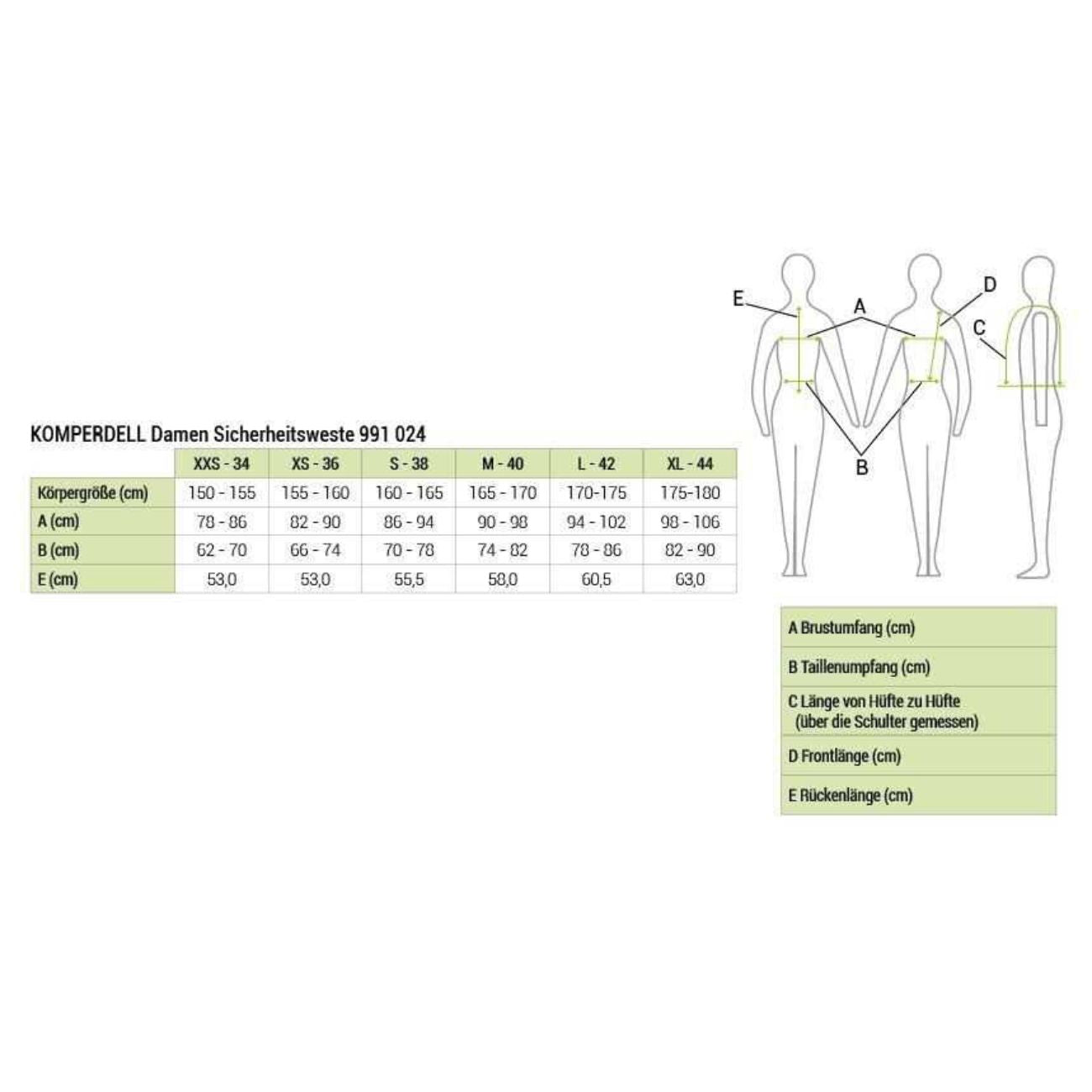 KOMPERDELL Paraschiena Da Donna FlexFit Komperdell 991024 BLACK/GREY 