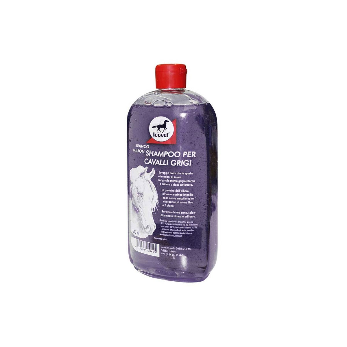 LEOVET Shampoo Per Manti Bianchi 500 ml Leovet 09SA19830 NEUTRO 
