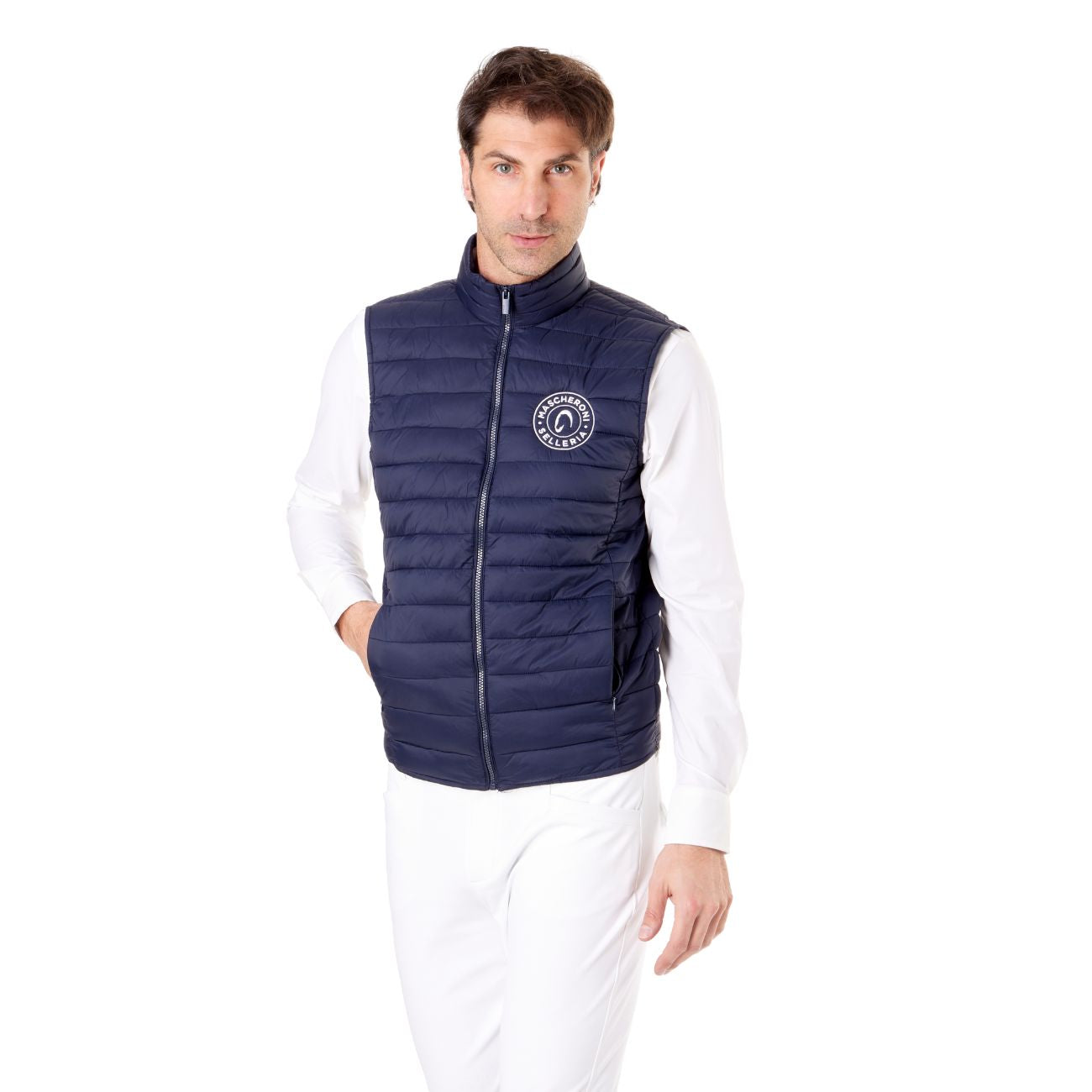 MASCHERONI SELLERIA Gilet Imbottito Da Uomo Mascheroni Blu 01 BLU 