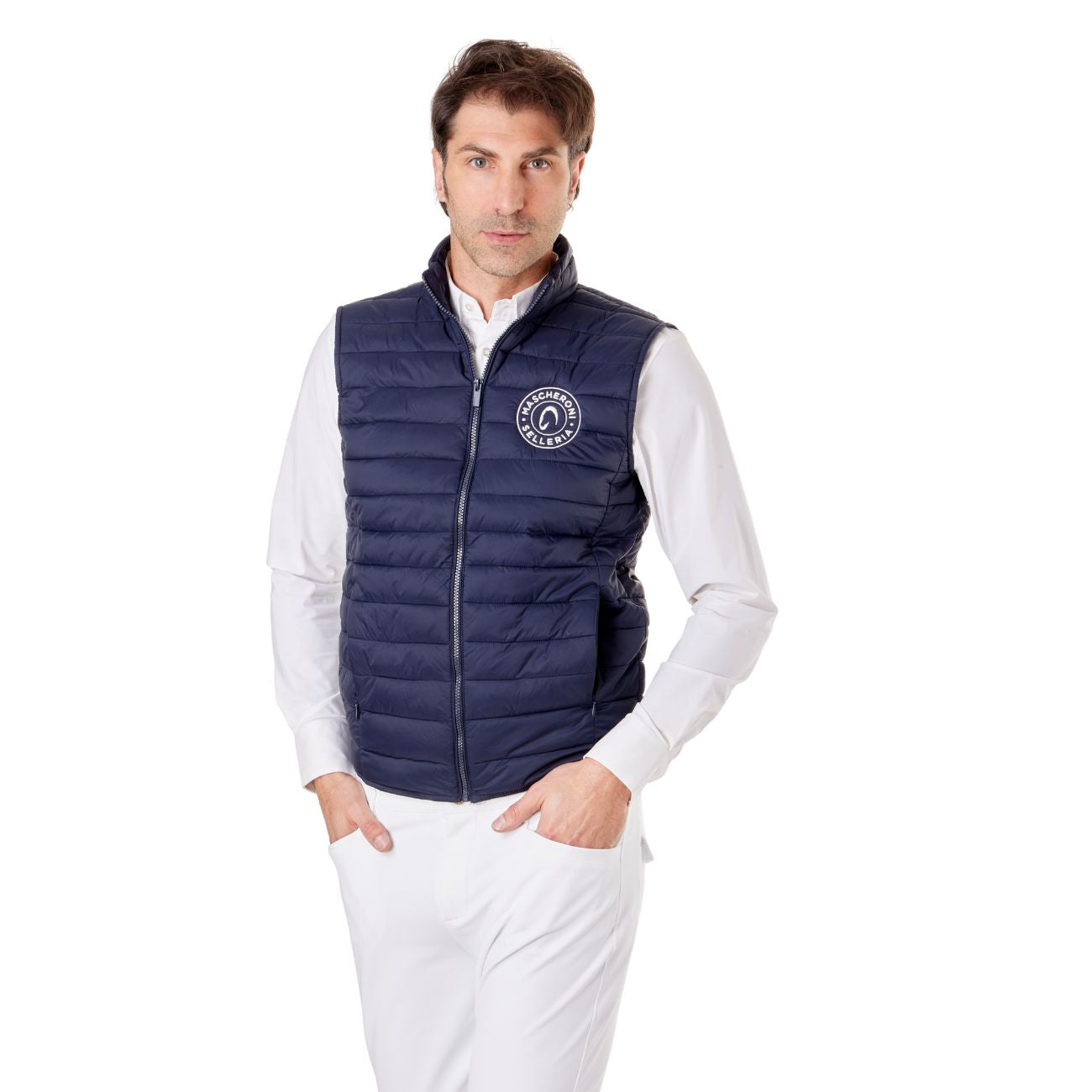 MASCHERONI SELLERIA Gilet Imbottito Da Uomo Mascheroni Blu 01 BLU 