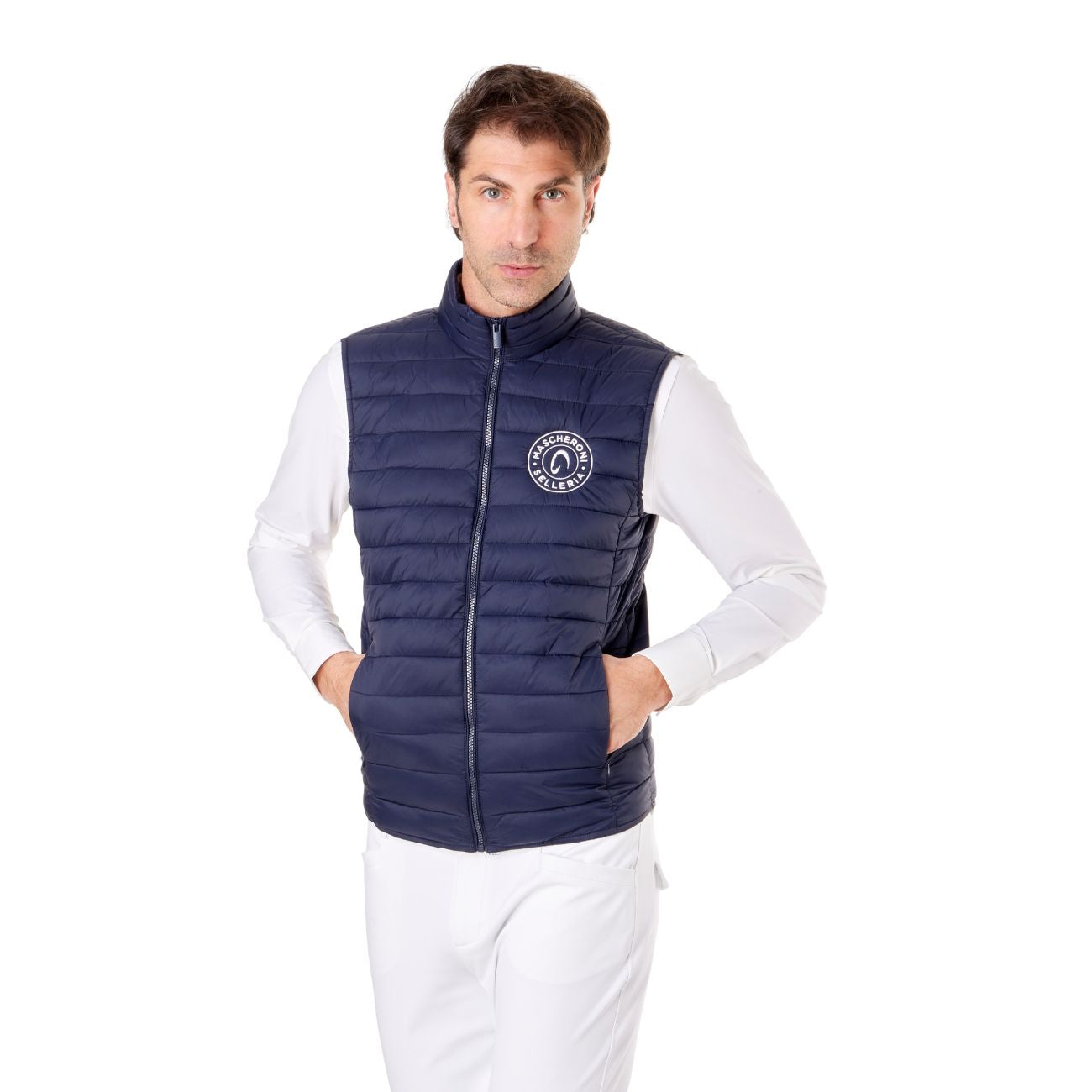 MASCHERONI SELLERIA Gilet Imbottito Da Uomo Mascheroni Blu 01 BLU 