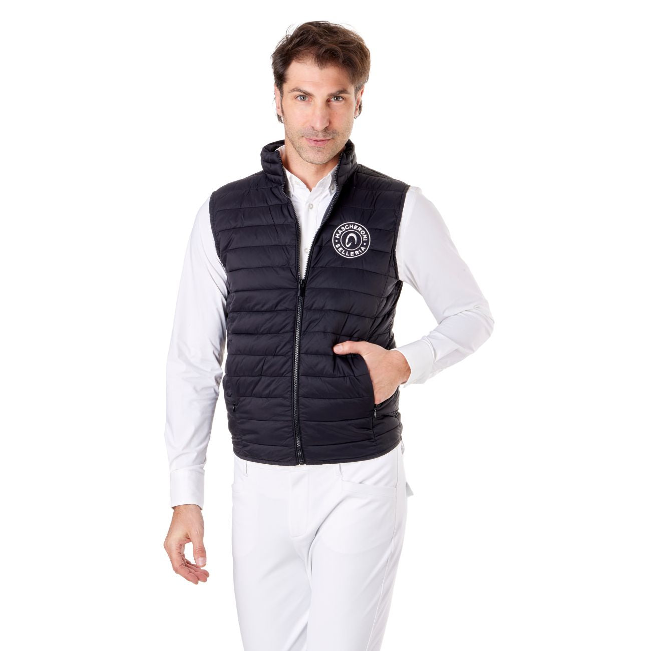MASCHERONI SELLERIA Gilet Imbottito Da Uomo Mascheroni Nero 01 NERO 