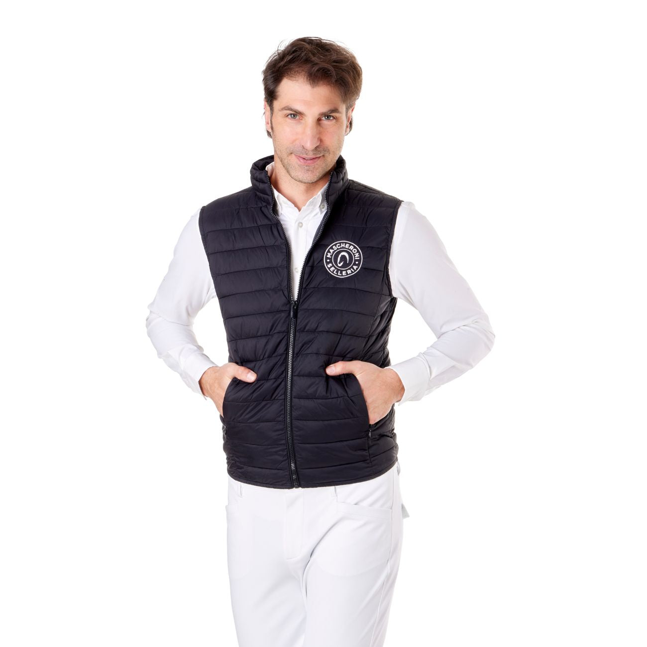MASCHERONI SELLERIA Gilet Imbottito Da Uomo Mascheroni Nero 01 NERO 