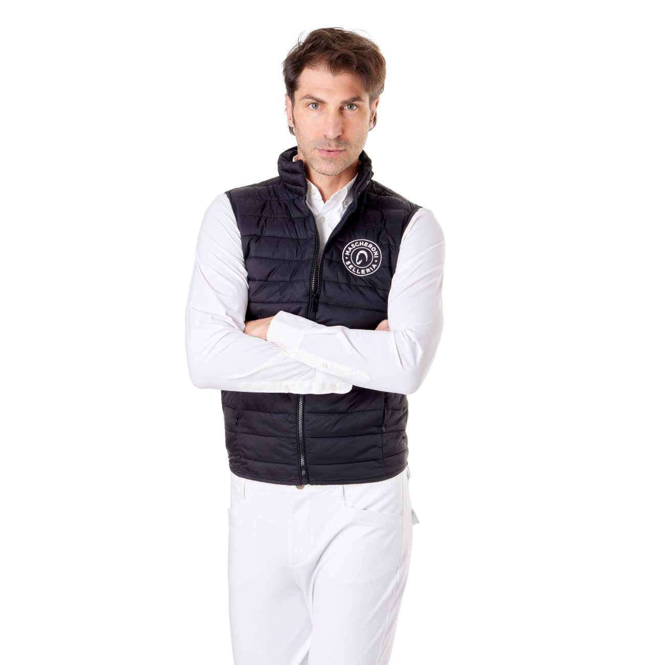 MASCHERONI SELLERIA Gilet Imbottito Da Uomo Mascheroni Nero 01 NERO 