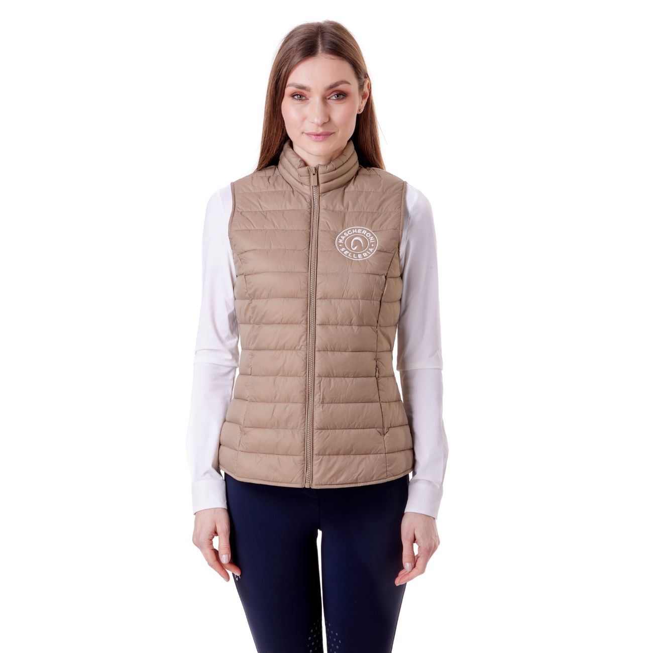 MASCHERONI SELLERIA Gilet Imbottito Da Donna Mascheroni Beige 02 BEIGE 