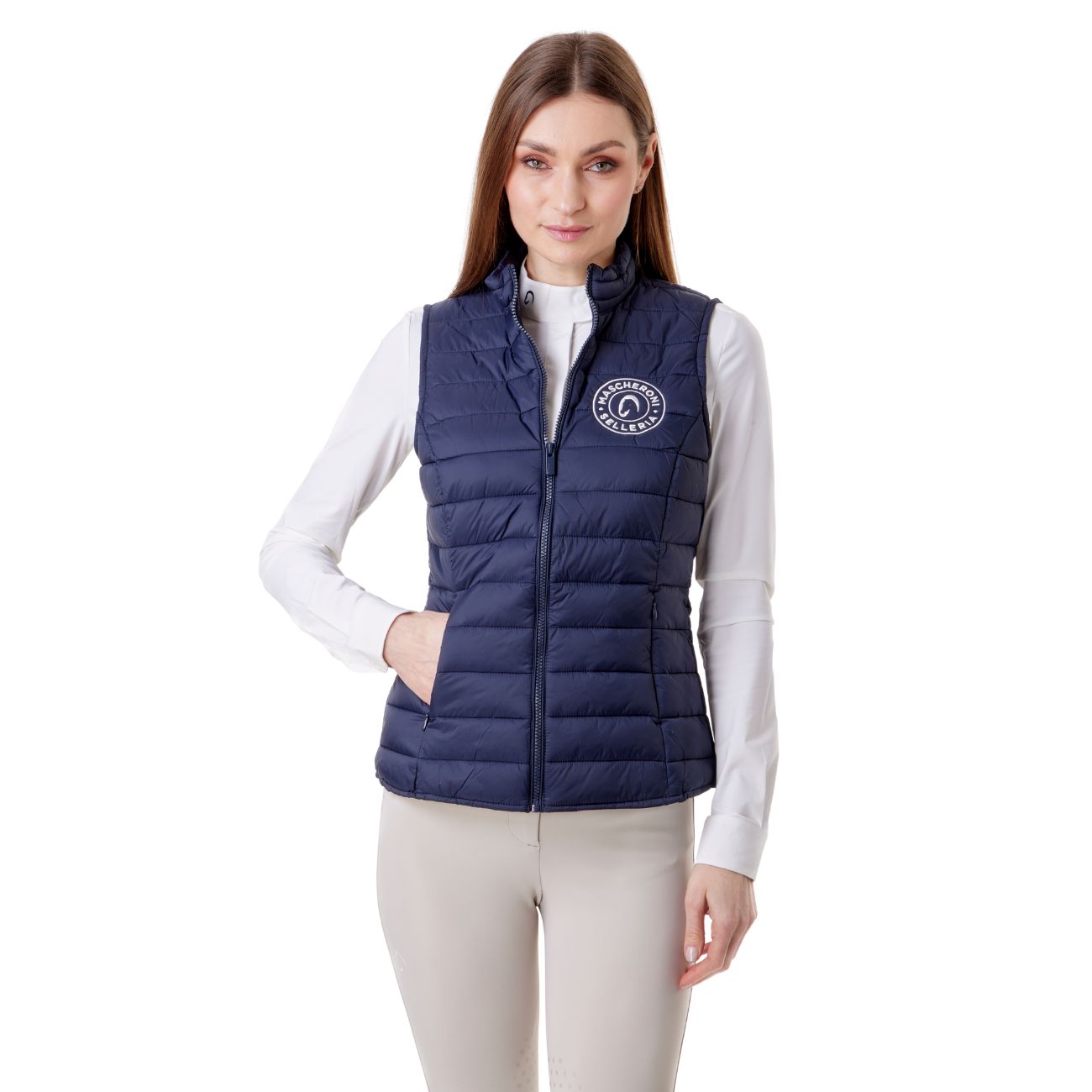 MASCHERONI SELLERIA Gilet Imbottito Da Donna Mascheroni Blu 02 BLU 