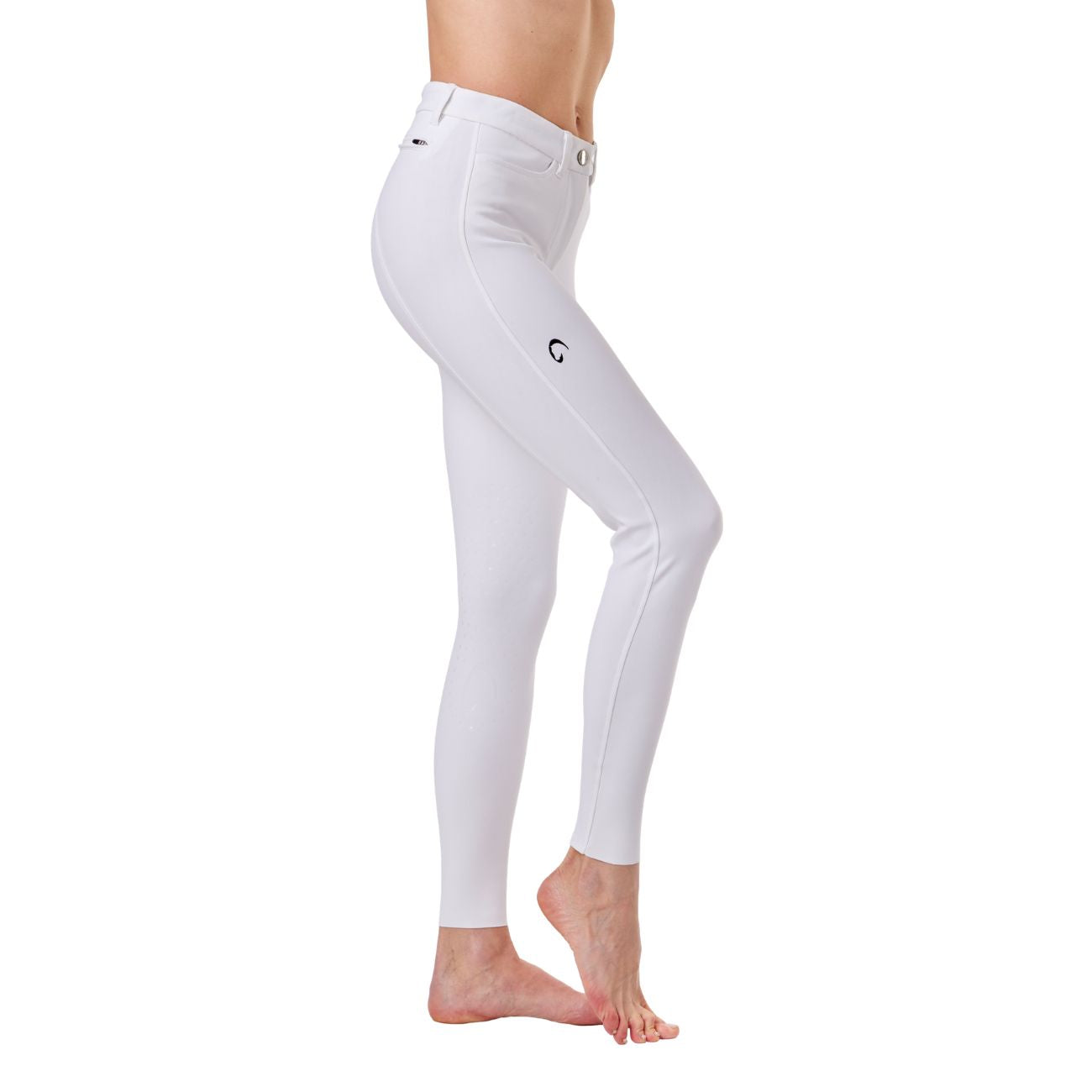 MASCHERONI SELLERIA Pantalone Da Donna Half Grip Milano Mascheroni Bianco 09MA-01MILANO 001BIANCO 
