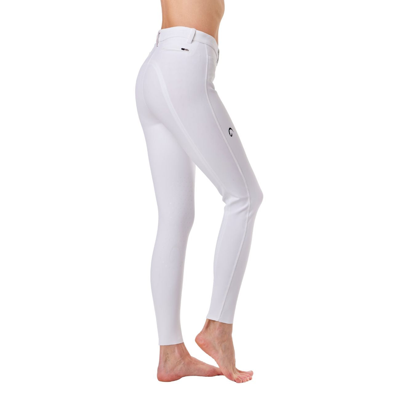 MASCHERONI SELLERIA Pantalone Da Donna Half Grip Milano Mascheroni Bianco 09MA-01MILANO 001BIANCO 