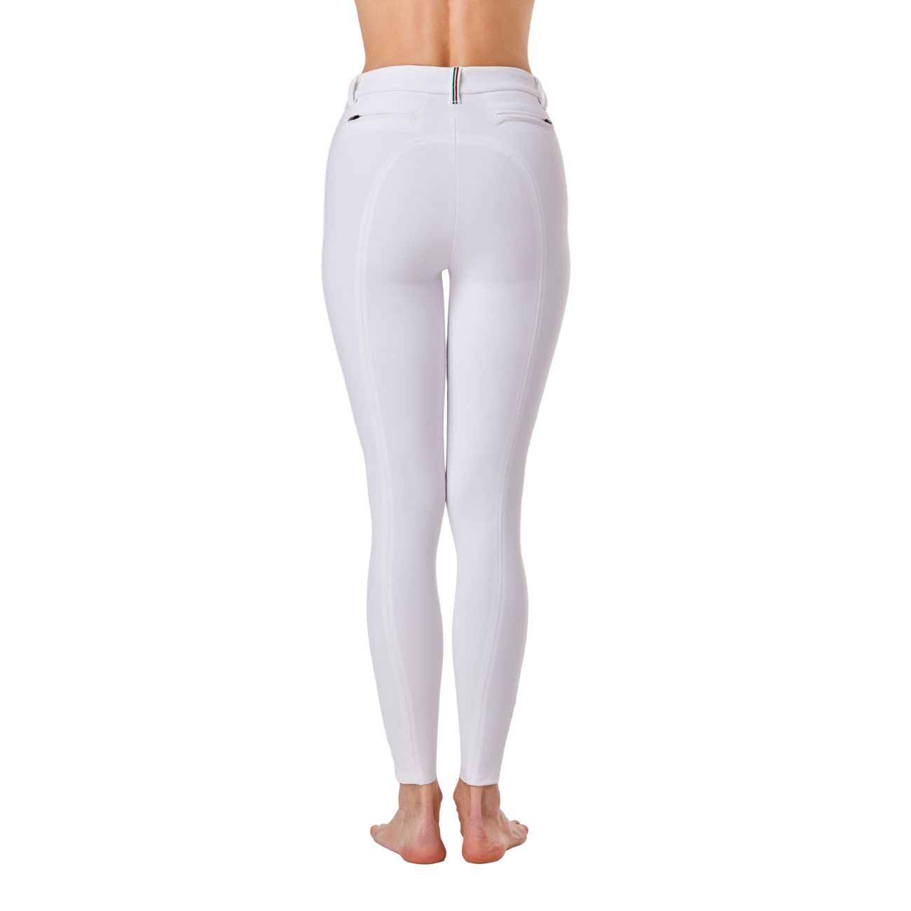 MASCHERONI SELLERIA Pantalone Da Donna Half Grip Milano Mascheroni Bianco 09MA-01MILANO 001BIANCO 