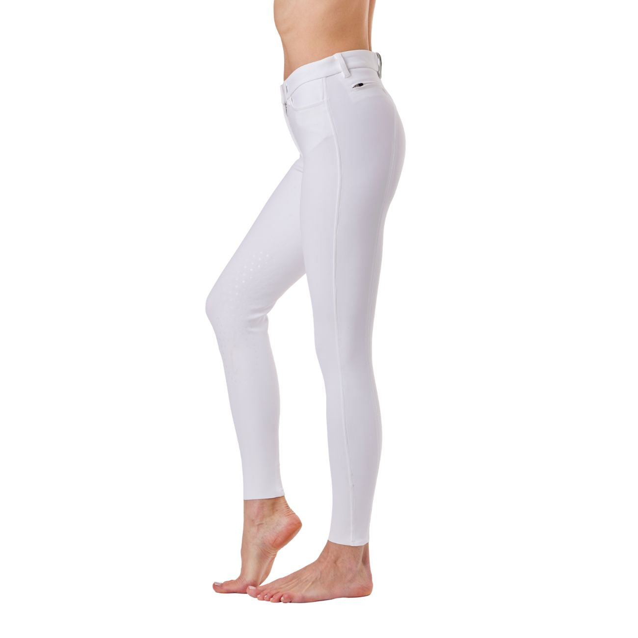 MASCHERONI SELLERIA Pantalone Da Donna Half Grip Milano Mascheroni Bianco 09MA-01MILANO 001BIANCO 