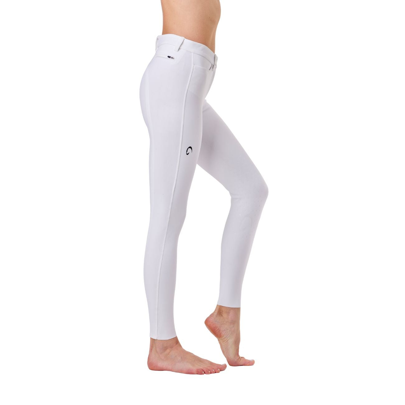 MASCHERONI SELLERIA Pantalone Da Donna Half Grip Milano Mascheroni Bianco 09MA-01MILANO 001BIANCO 