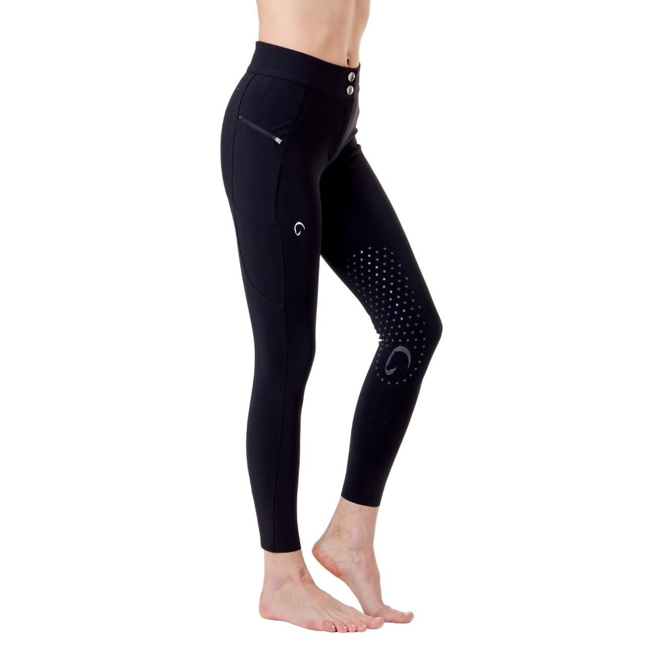MASCHERONI SELLERIA Pantalone Da Donna  Half Grip Venezia Mascheroni Nero 09MA-02VENEZIA 036NERO 