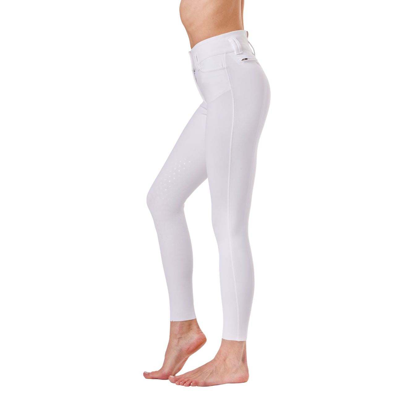 MASCHERONI SELLERIA Pantalone da Equitazione Da Donna Half Grip Berlino Mascheroni Bianco 09MA-03BERLINO 001BIANCO 