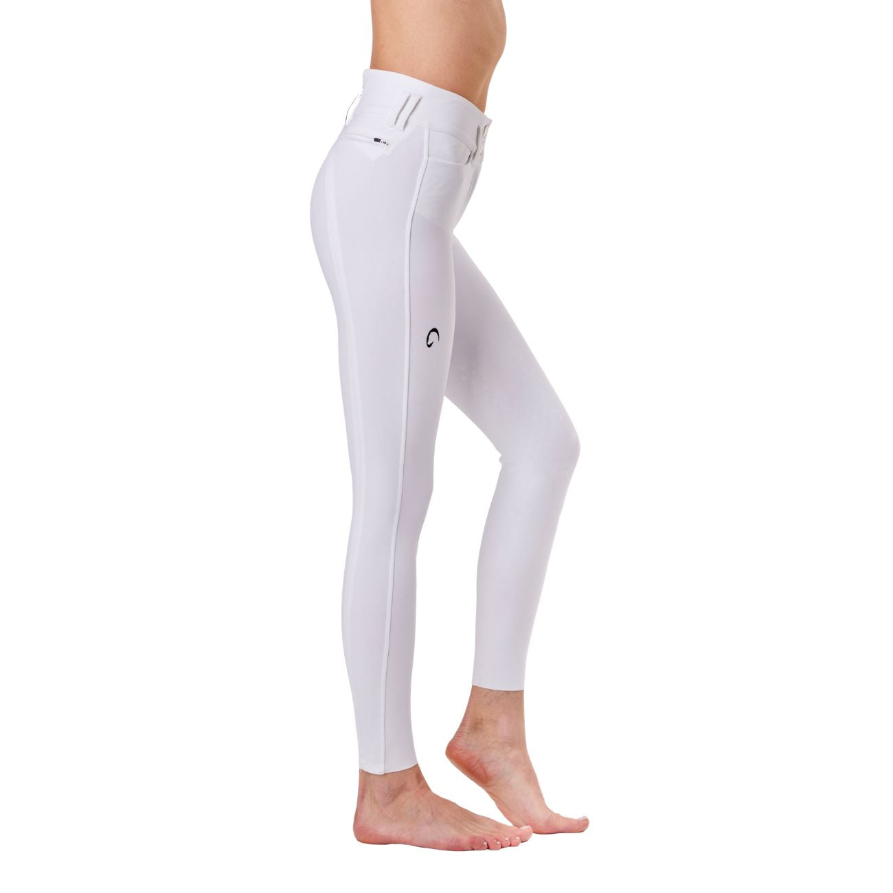 MASCHERONI SELLERIA Pantalone da Equitazione Da Donna Half Grip Berlino Mascheroni Bianco 09MA-03BERLINO 001BIANCO 