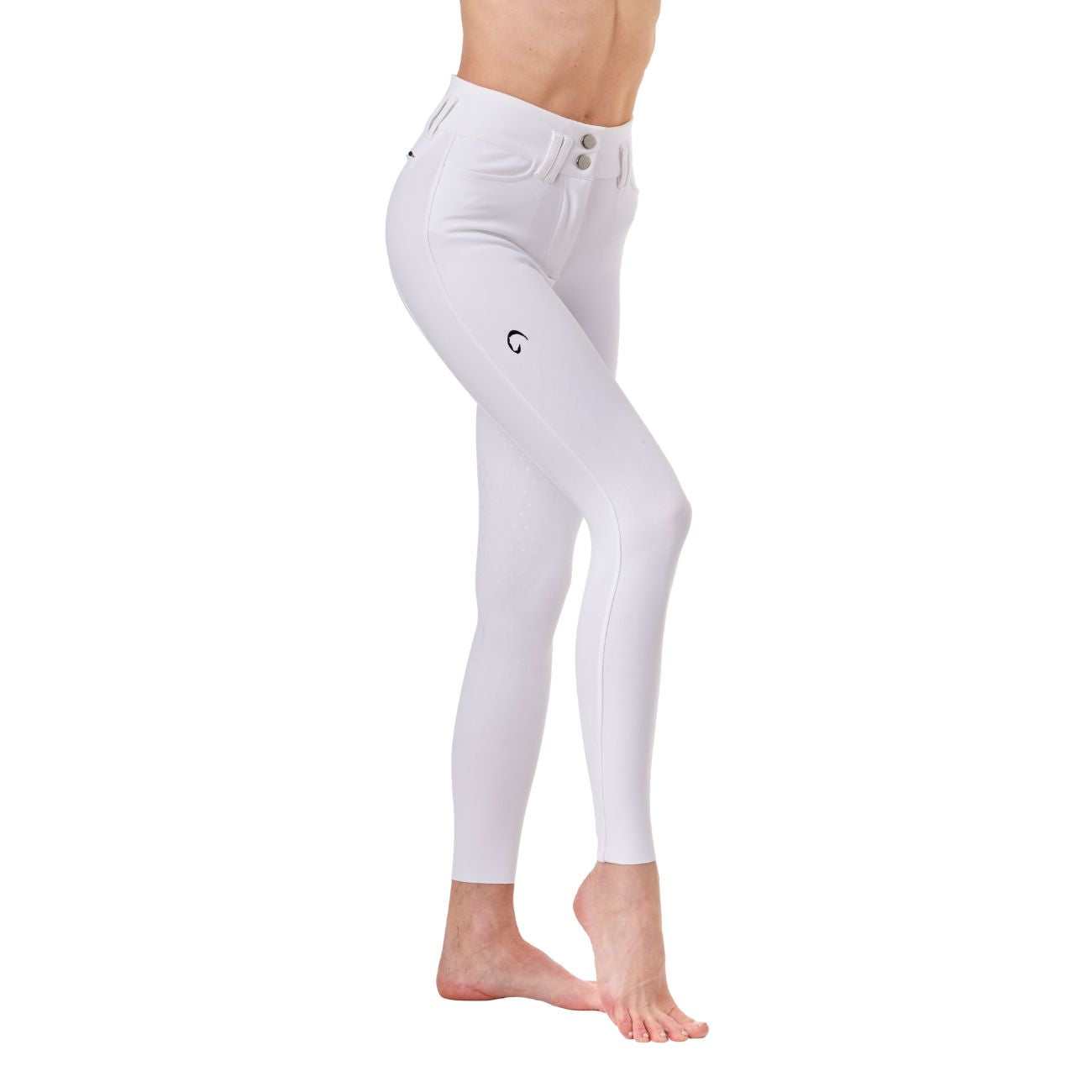 MASCHERONI SELLERIA Pantalone da Equitazione Da Donna Half Grip Berlino Mascheroni Bianco 09MA-03BERLINO 001BIANCO 