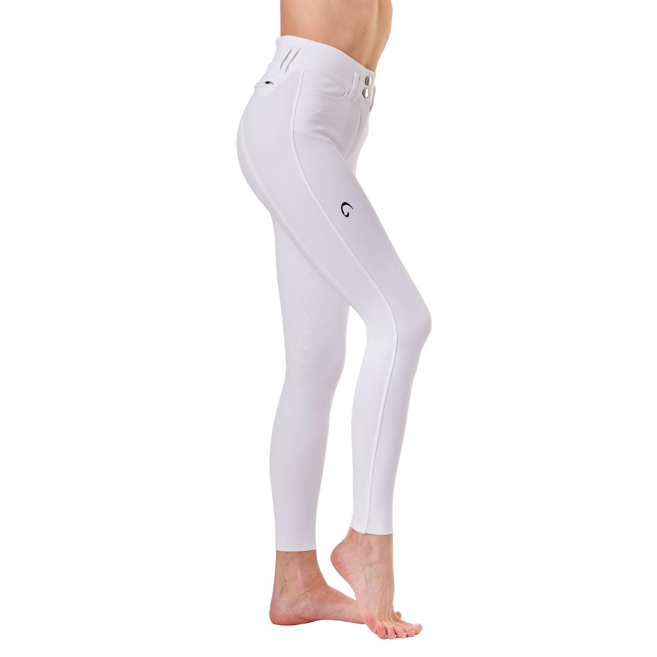 MASCHERONI SELLERIA Pantalone da Equitazione Da Donna Half Grip Berlino Mascheroni Bianco 09MA-03BERLINO 001BIANCO 