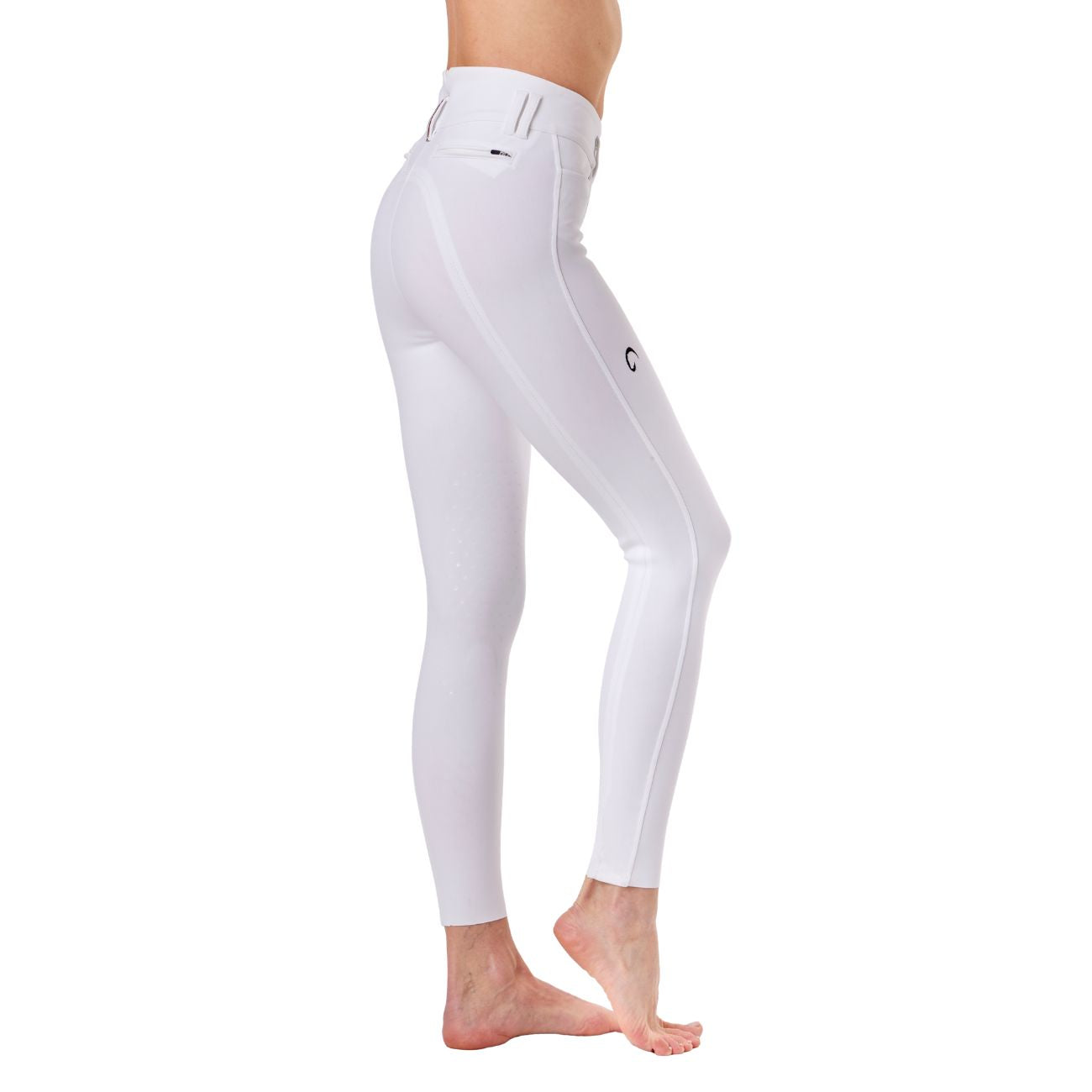MASCHERONI SELLERIA Pantalone da Equitazione Da Donna Half Grip Berlino Mascheroni Bianco 09MA-03BERLINO 001BIANCO 