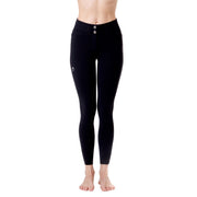 MASCHERONI SELLERIA Pantalone da Equitazione Da Donna Berlino Half Grip Mascheroni Nero 09MA-03BERLINO 036NERO 