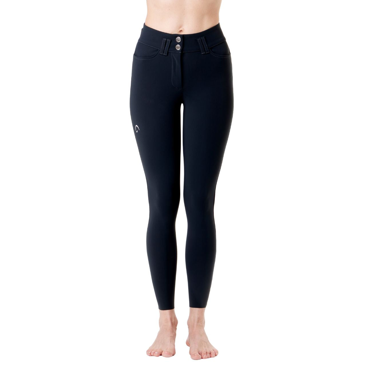 MASCHERONI SELLERIA Pantalone da Equitazione Da Donna Half Grip Berlino Mascheroni Blu 09MA-03BERLINO 342BLU 