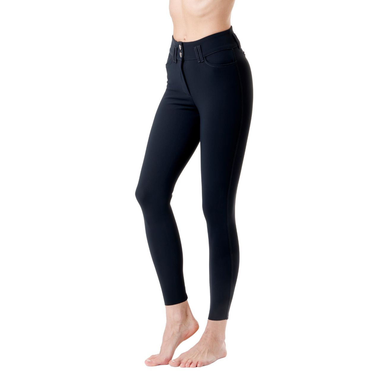 MASCHERONI SELLERIA Pantalone da Equitazione Da Donna Half Grip Berlino Mascheroni Blu 09MA-03BERLINO 342BLU 
