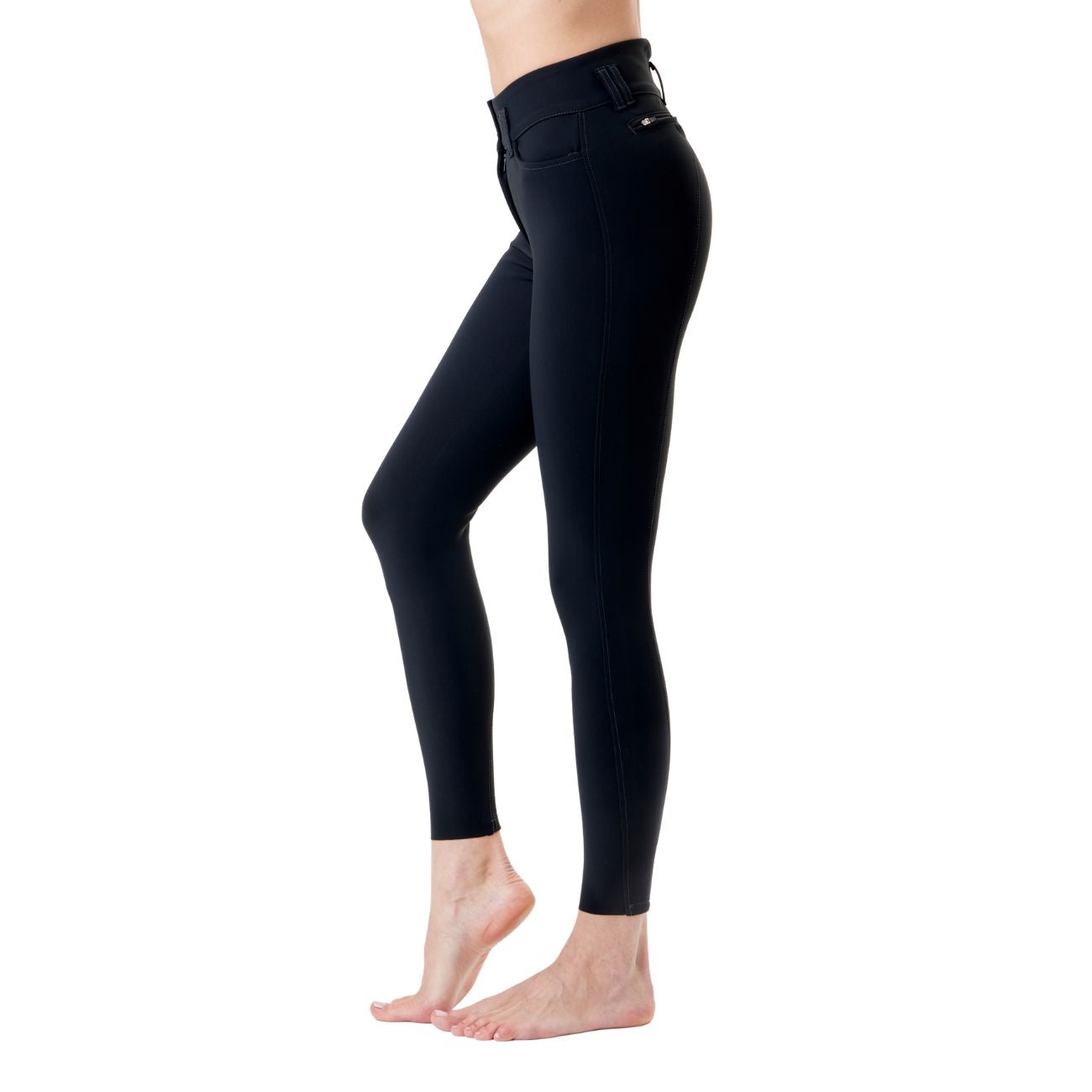 MASCHERONI SELLERIA Pantalone da Equitazione Da Donna Half Grip Berlino Mascheroni Blu 09MA-03BERLINO 342BLU 