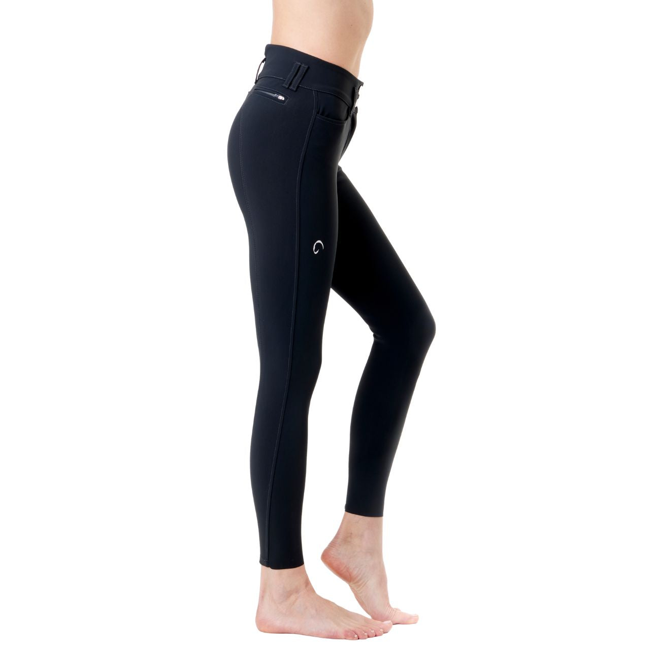 MASCHERONI SELLERIA Pantalone da Equitazione Da Donna Half Grip Berlino Mascheroni Blu 09MA-03BERLINO 342BLU 