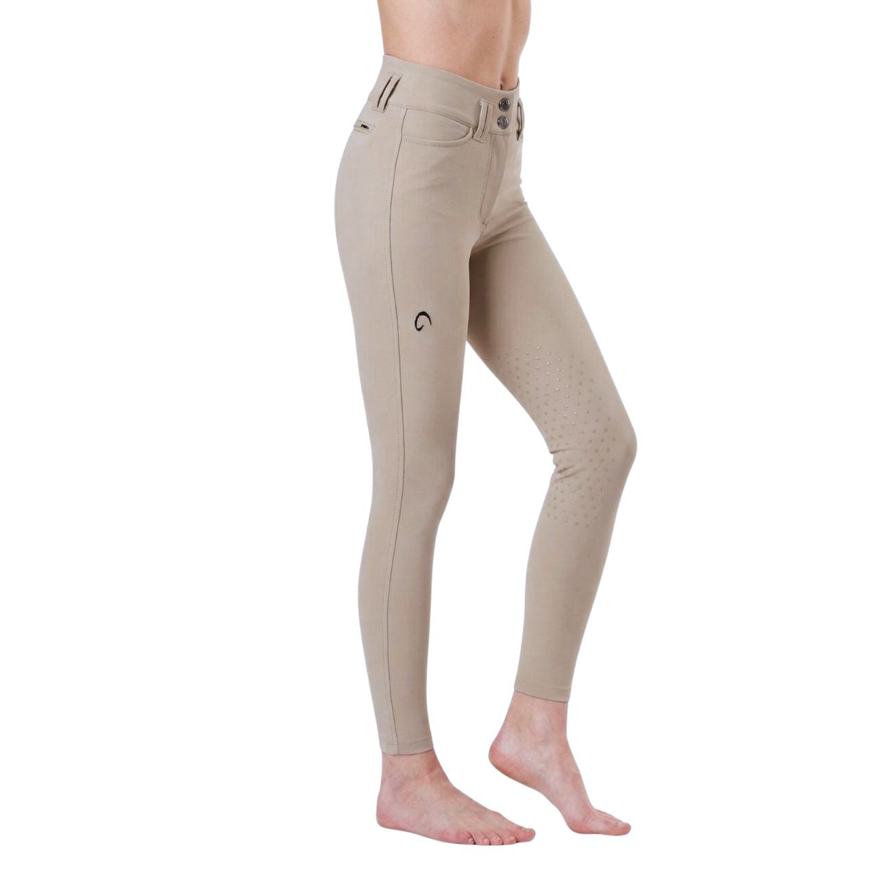 MASCHERONI SELLERIA Pantalone da Equitazione Da Donna Half Grip Berlino Mascheroni Beige 09MA-03BERLINO 361BEIGE 