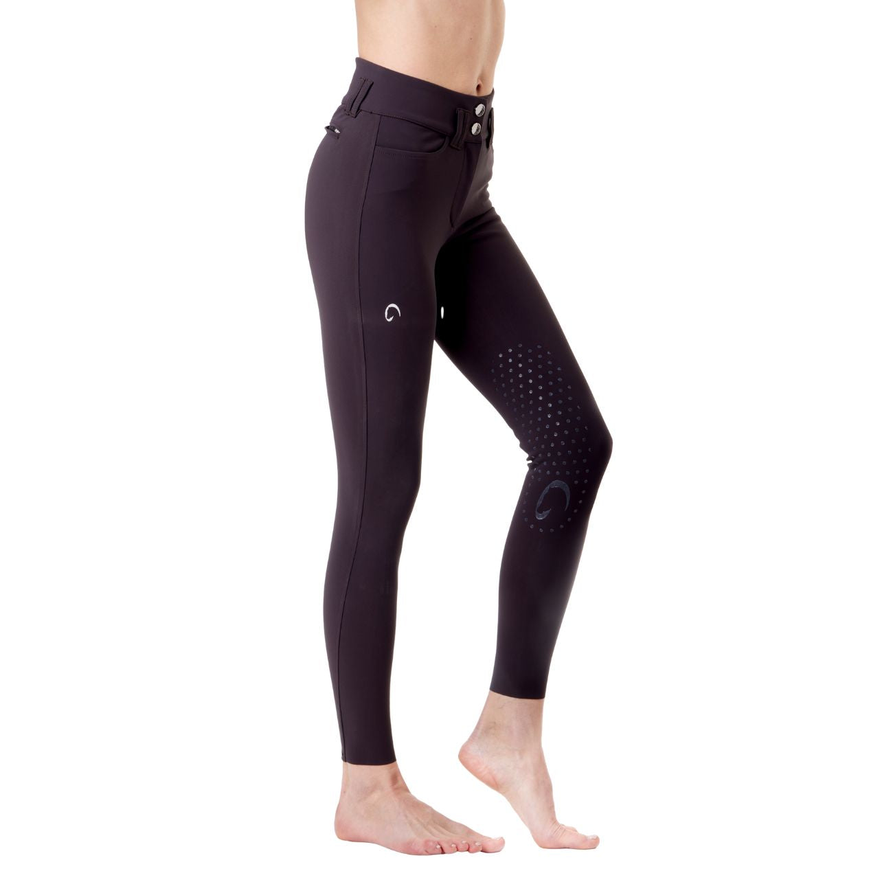 MASCHERONI SELLERIA Pantalone da Equitazione Da Donna Half Grip Berlino Mascheroni Marrone 09MA-03BERLINO 393MARRONE 